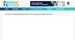Desktop Screenshot of floridapolitics.com